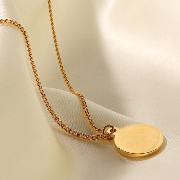 Evil Eye Coin Necklace - Picture 3 of 3